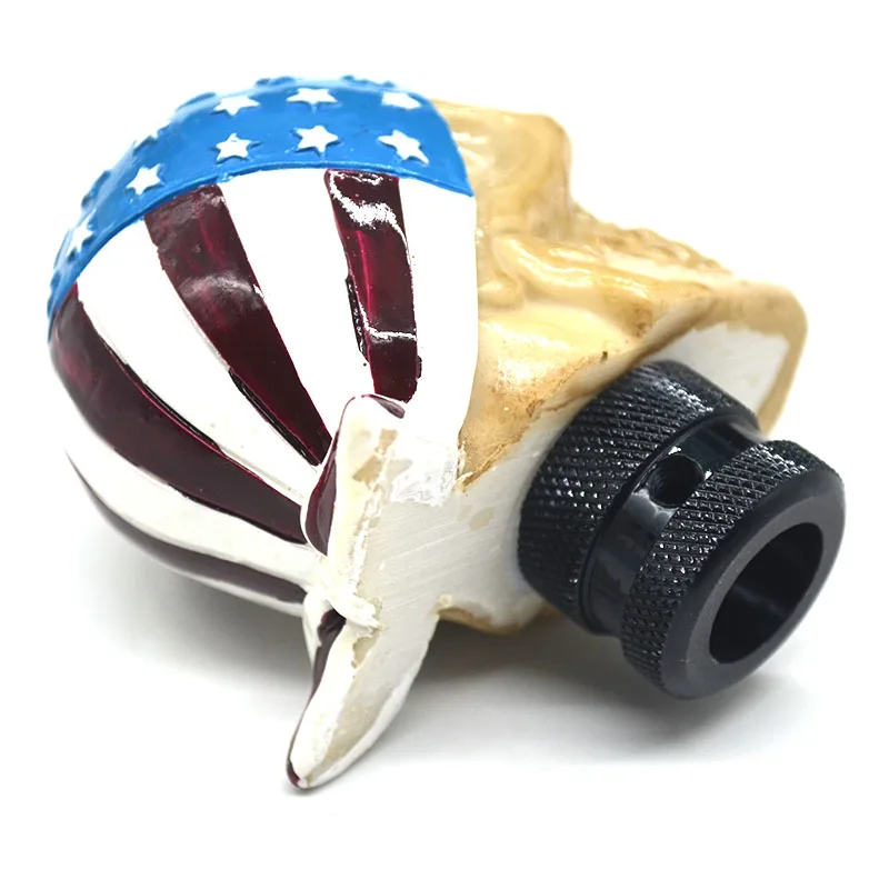 Universal Gear Shift Knob Car Skull Head Modification Stick personality Modified With Scarf | Автомобили и мотоциклы