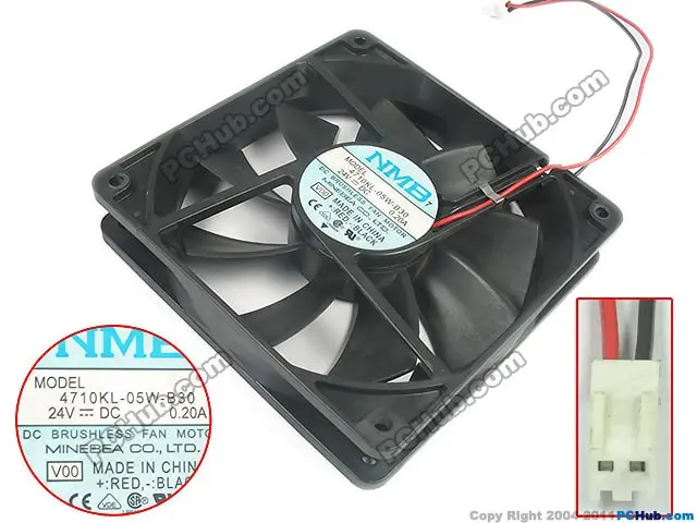 NMB MAT 4710KL 05W B30 V00 DC 24V 0.20A 120x120x25 мм вентилятор охлаждения сервера|square fan|server fandc 24v fan |