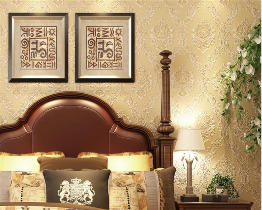 3D модные большие цветочные полосатые трехмерные рельефные нетканые обои beibehang