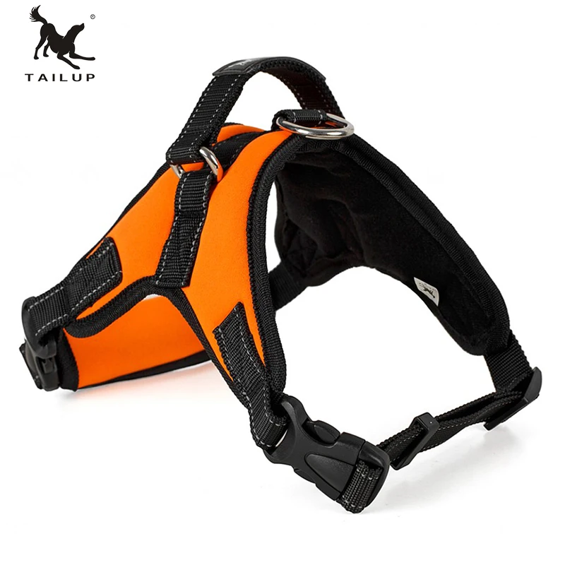 TAILUP S-XXL большая собачья шлейка полиция K9 Коллис ошейник Высокое качество