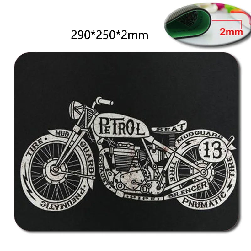 29X25CM Старый Профессиональный Мотоцикл Коврик для мыши печать высокой четкости игровой коврик для мыши дешевый коврик для мыши Коврик для мыши компьютерный стол - Цвет: 29X25CM