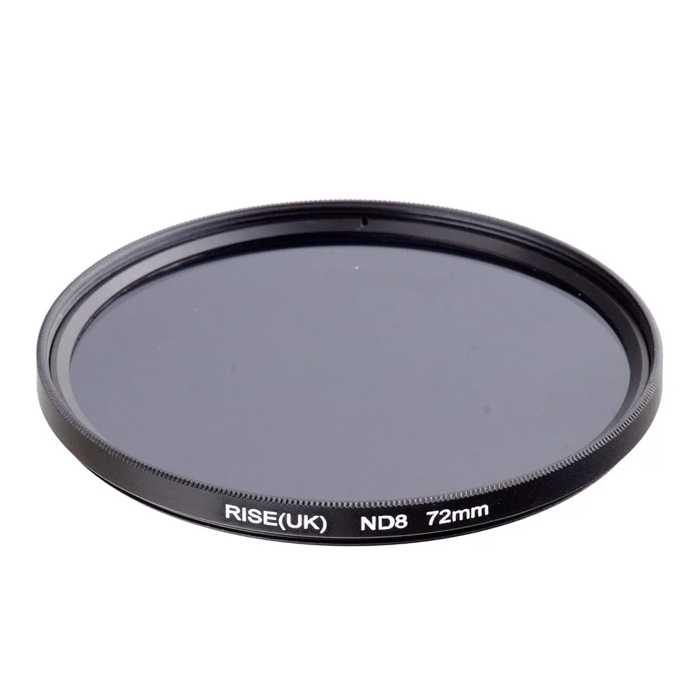 RISE (UK) 72 мм нейтральная плотность ND8 фильтр для всех объективов камеры|lens big|lens filter