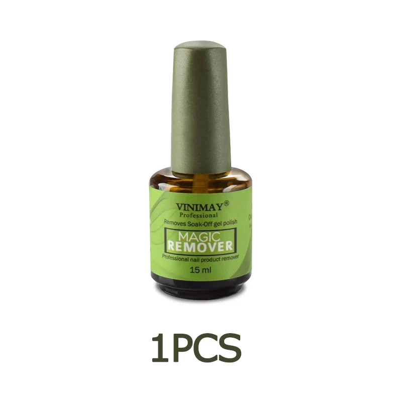 1pcs magic remover VINIMAY Burst Magic Remove UV средство для снятия гель-лака Замачивание праймер для ногтей акриловый чистящий обезжириватель для лака для ногтей 15 мл - Цвет: 1pcs magic remover