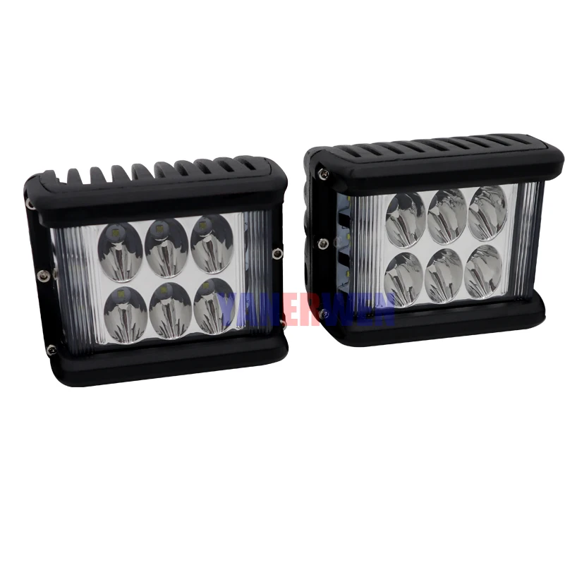 Beste 1 Paar/2 Stuks Side Shooter Dual Led Kubus Verlichting Off Road Led Licht Rijden Licht Super Bright Voor SUV Truck Auto Atv
