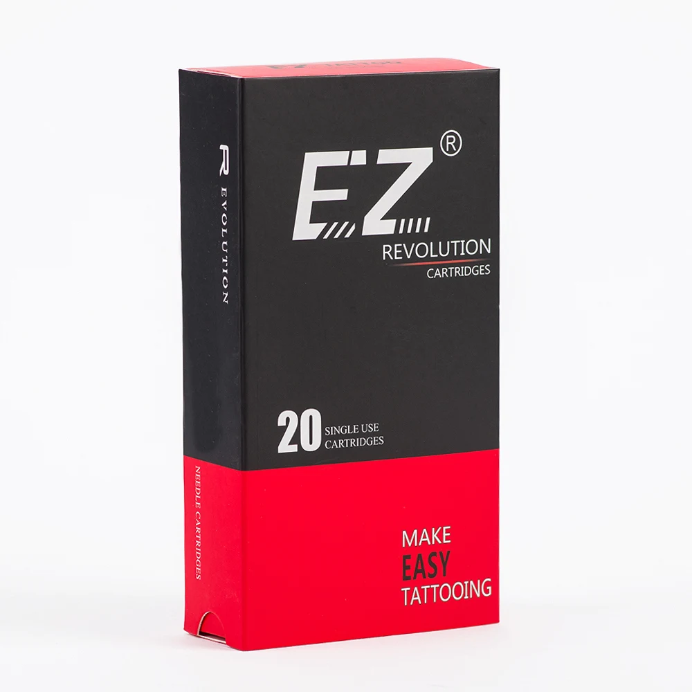 EZ Revolution Cartridge Tattoo Needles Curved Magnum #10 0.30mm L-taper 5.5mm for Machines and grips | Красота и здоровье