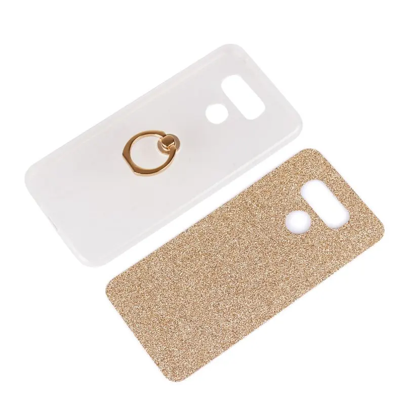 Силиконовый чехол для телефона с защитой от повреждений и кольцом держателем LG G6