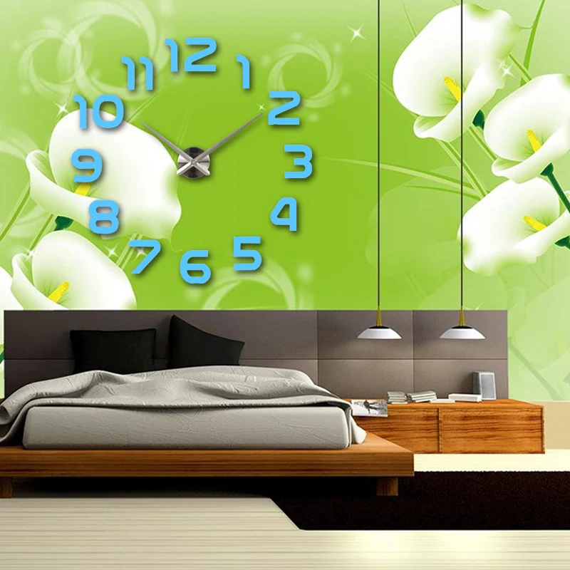 Топ Мода 3d настенные часы reloj de pared кварцевые часы Современные diy часы гостиная большие декоративные horloge murale наклейки