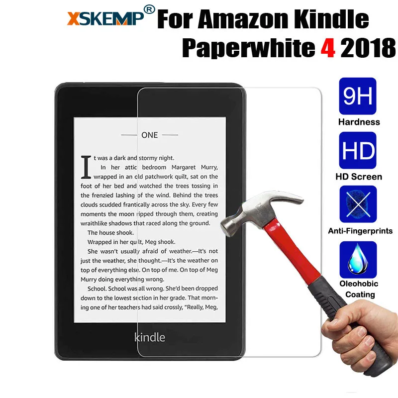 9H + закаленное стекло для Amazon Kindle Paperwhite 4 2018 (10 го поколения выпуска) защита экрана