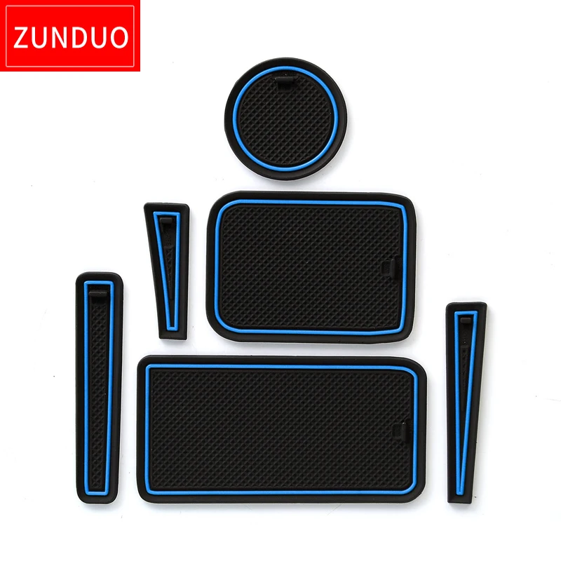 

ZUNDUO Anti-Slip Gate Slot Pad For Honda S660 2015 - 2018 Non-Slip Mats Interior Accessories Door Mat Cup Holder Rubber Coaster