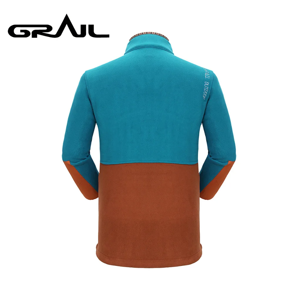 GRAIL, уличная, полартек, флис, Базовая куртка, свободная, на молнии, много карманов, теплая куртка, пальто, воротник-стойка, для кемпинга, пешего туризма, M5007A