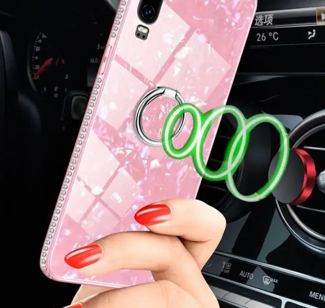 Для huawei p30/p30 pro nexury стеклянная задняя крышка, мягкие силиконовые края прочный армированный чехол для телефона для девочек чехол для смартфона