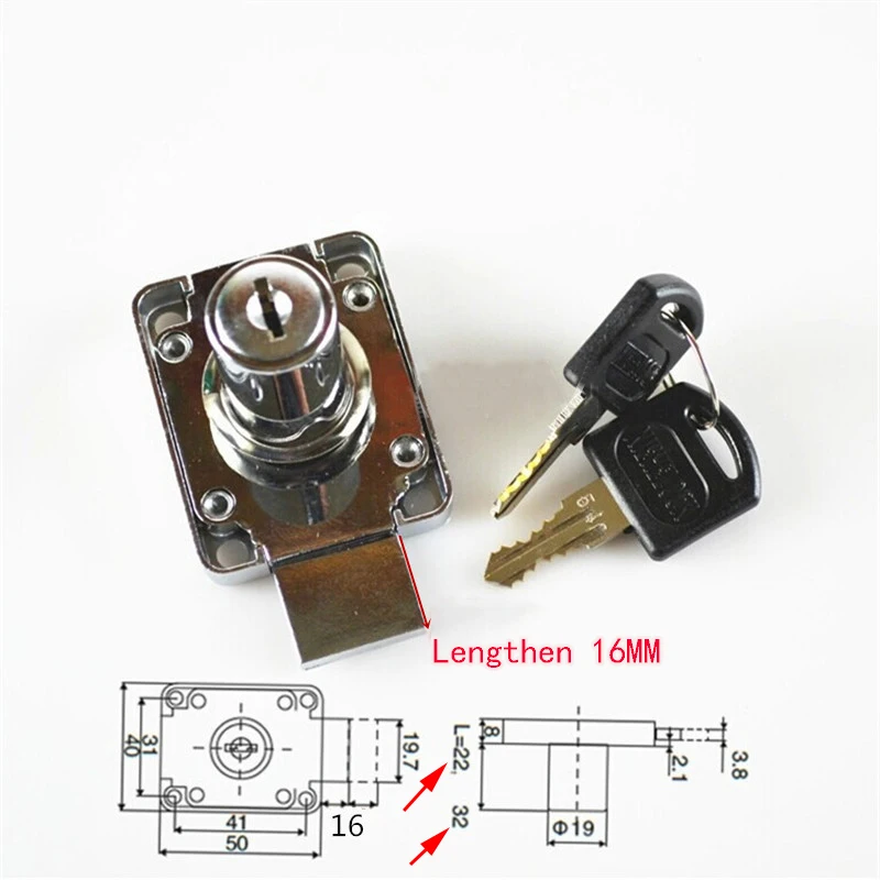 5 шт./лот мебельная фурнитура для ящиков замок шкафа/замок двери мебель стол