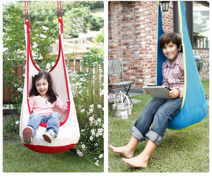 Новый детский гамак Pod качели висит стул для чтения Nook палатка крытый открытый
