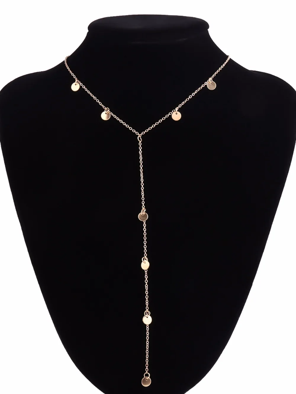 Подвеска из металлической цепочки neklace женское колье модное ювелирное изделие
