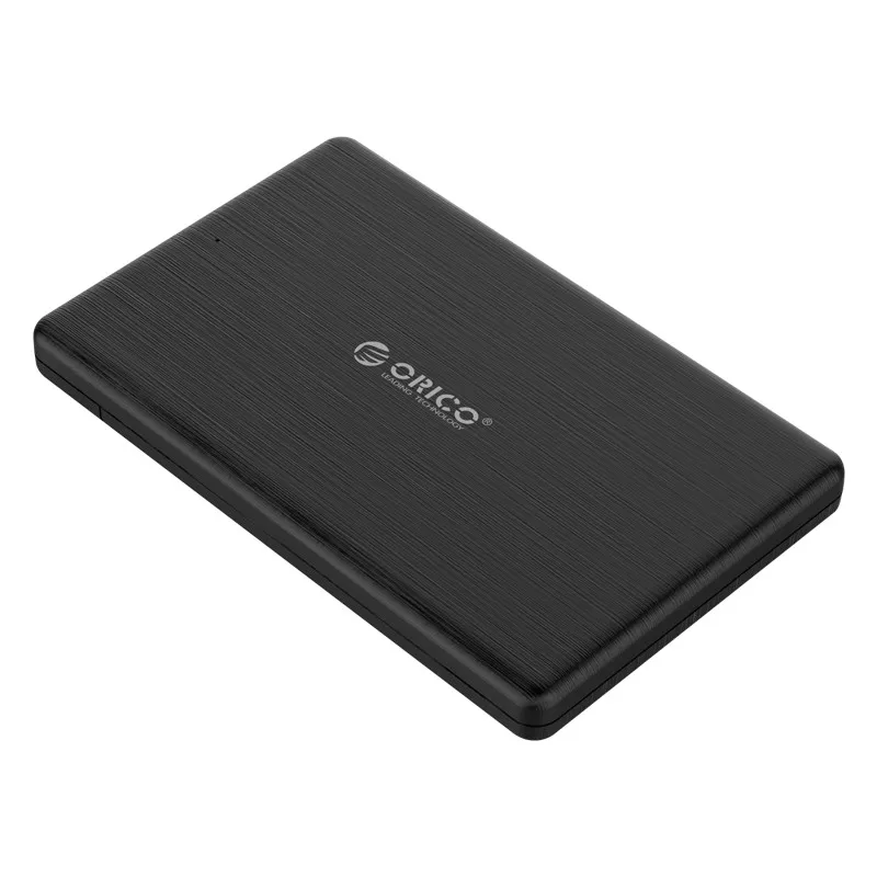 ORICO 2,5 дюймов корпус SSD USB3.0 Micro B внешний жесткий диск чехол для 7 мм высокоскоростной Чехол Поддержка UASP SATA III - Цвет: Черный