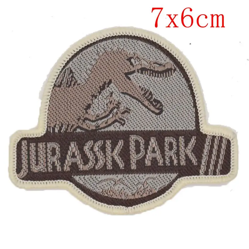 2 шт. Прошитые куртки с принтом динозавра Юрского периода вышивкой нашивки на