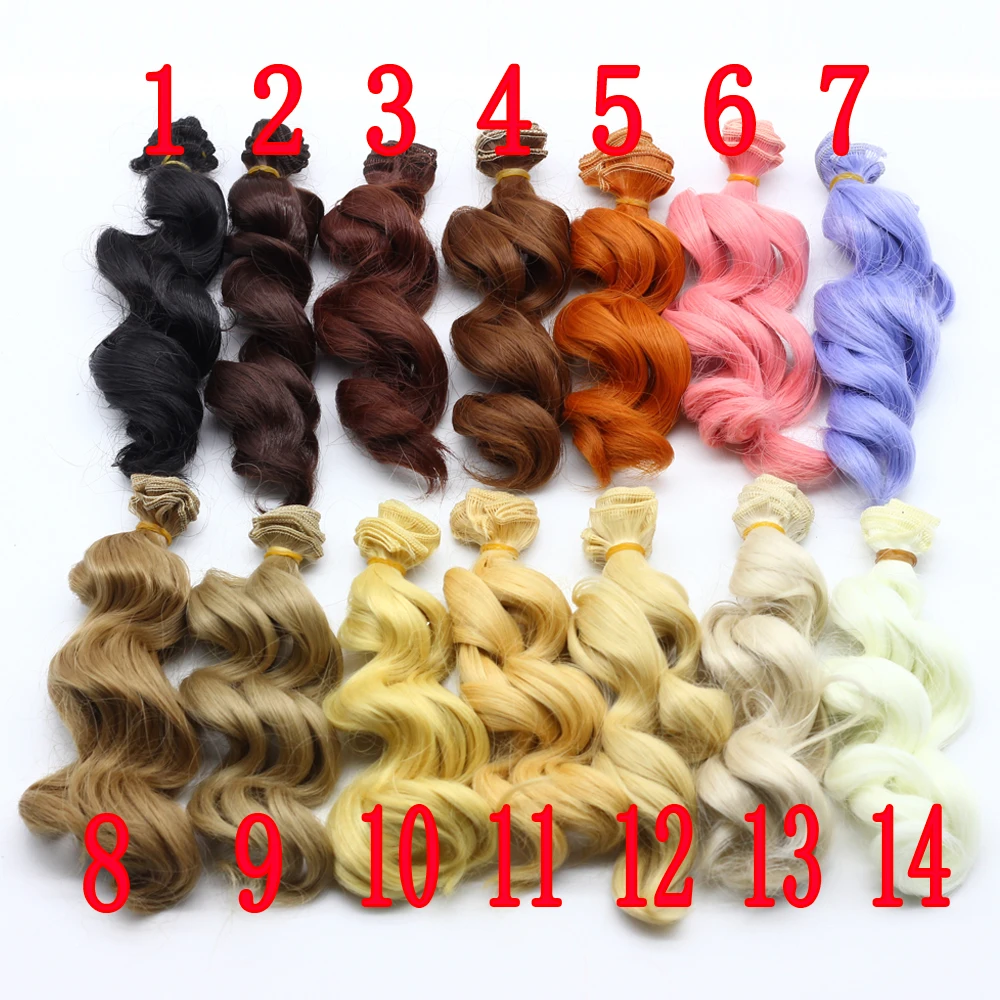 1 шт. 15 см * 100 аксессуары для куклы парики/волосы 1/3 1/4 1/6 BJD/SD кукла светильник