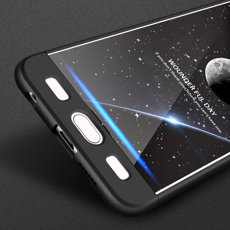 Чехол для huawei Honor 9 360 градусов полный упаковки Жесткий ПК жесткий чехол телефона |