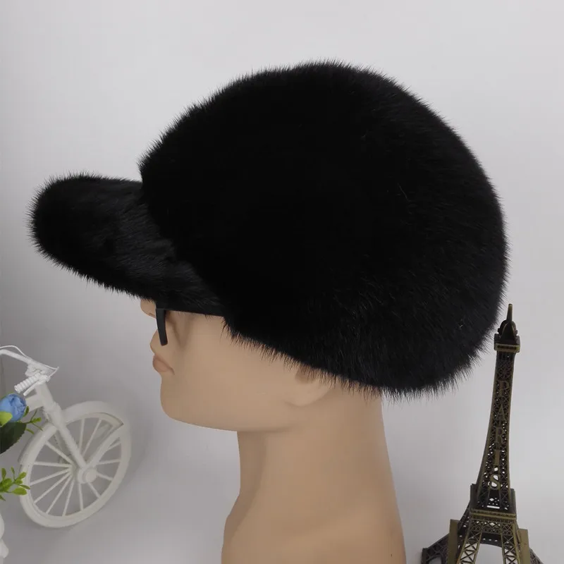 Роскошные русские мужские шапки ручной работы оптом из натурального меха норки