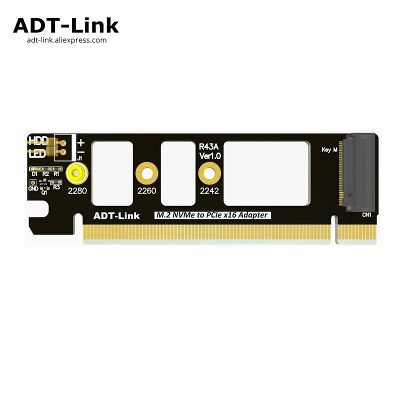 2018 Новый Riser M.2 NVME ключ M к PCI e x16 Адаптерная карта key pcie 4x 16x расширительные карты E 3 0