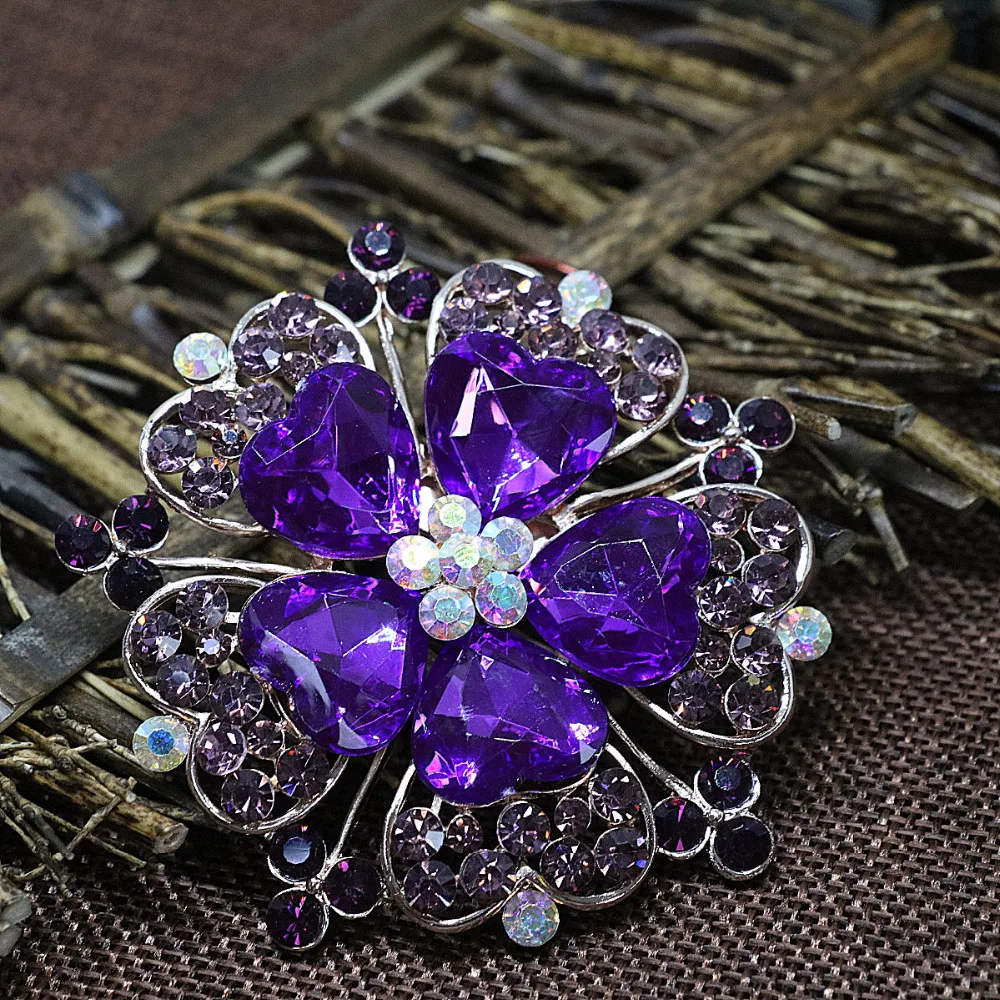 Повседневные/спортивные винтажные Модные Разноцветные булавки в форме сердца с