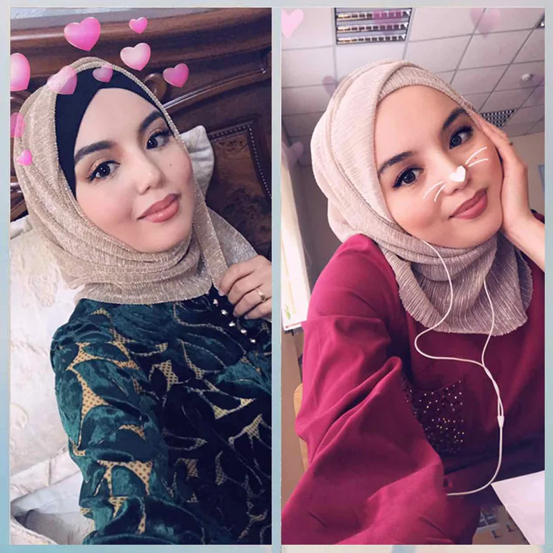 

MIARA.L sourcing new hot style Muslim scarf Arab filiform head cover autumn fashion headscarf