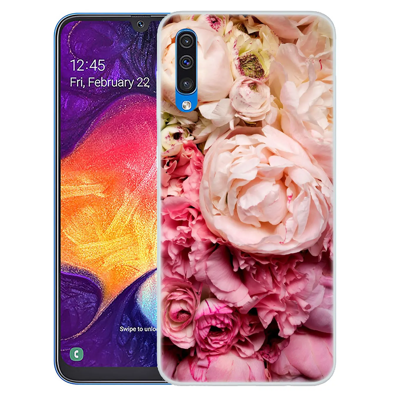 2 Lavaza красоту и украшением в виде цветка жесткий чехол для телефона для samsung Galaxy A10 A20 A30 A40 A50 A60 A70 M10 M20 M30 M40 A20e крышка - Цвет: 2