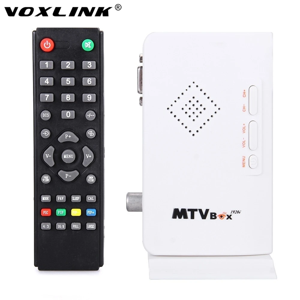 2016 горячие HD цифровой ТВ коробка ЖК-дисплей/crt VGA/AV Stick тюнер телеприставки