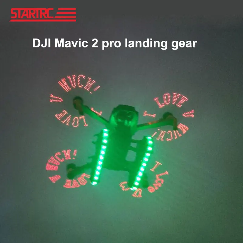 STARTRC для DJI Mavic 2 Pro Drone красочное светодиодное удлиненное шасси Zoom аксессуары