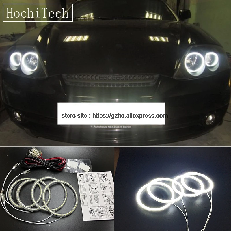 HochiTech ультра яркие красные/зеленые/Белый светодиодный глаза ангела 2500LM 12 В halo