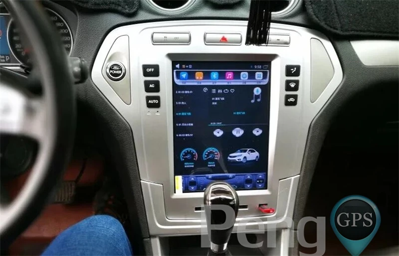 Android 8,1 автомобильный gps-навигация, dvd-плеер для Ford Fusion Mondeo MK4 2007-2010 4G+ 64G 4K видео Tesla стиль 10," ips 6 ядерный блок