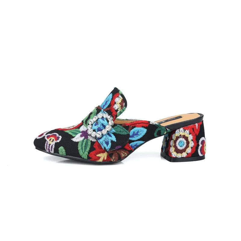 Stylesowner/оригинальные брендовые модные шлепанцы с вышивкой женские туфли на