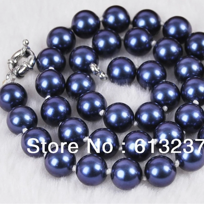 12 colors multicolor shell 8mm simulated pearl round beads necklace for women chain choker elegant jewelry making 18inch MY4609|clasp