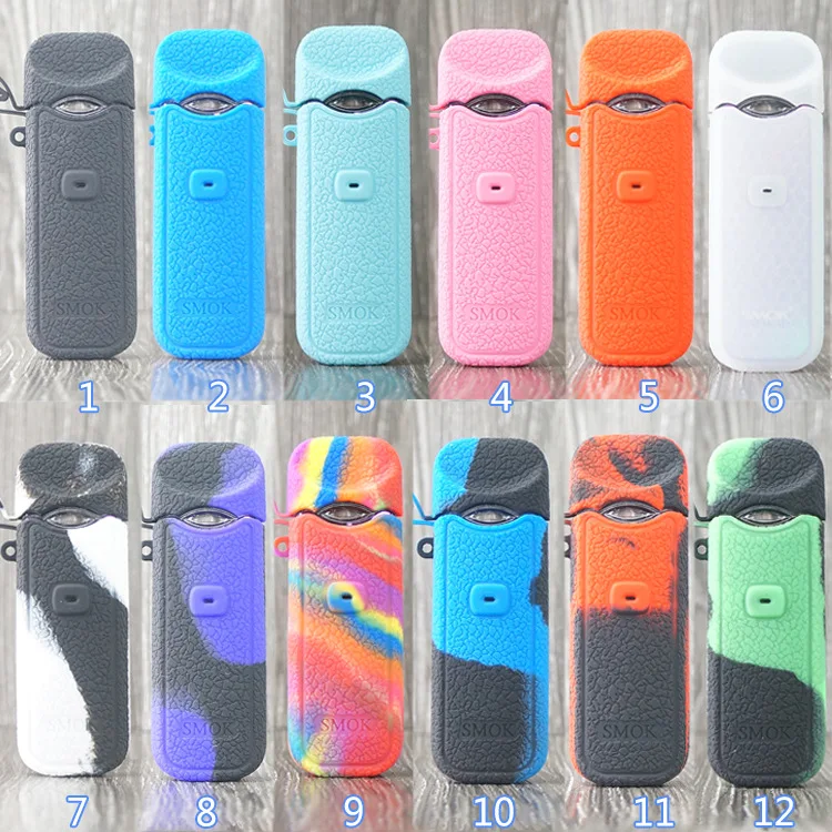 12 шт./лот Lovekeke декоративный защитный чехол стикер силиконовый для smok nord Pod Kit