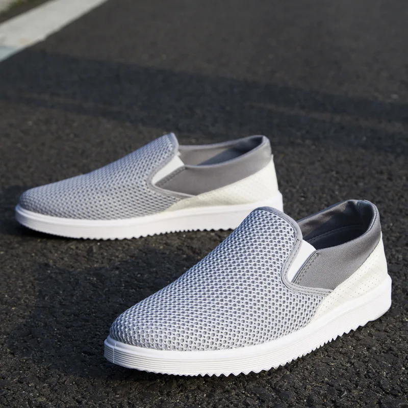 2016 new air spring men's casual shoes slip net in Korean Ventilated free shopping | Обувь