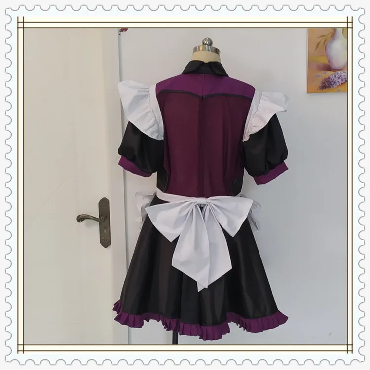 Fate Grand Order FGO Scathach Косплей Костюм Scathach Униформа горничной платье костюм на Хэллоуин