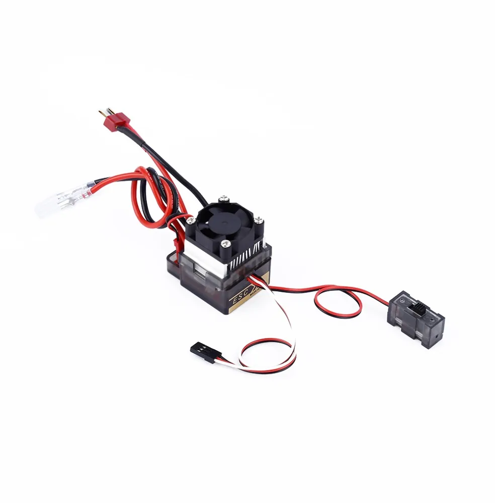 

1Pcs Toys High Voltage ESC Brushed Speed Controller T-plug connector 7.2V-16V 320A For RC Car Truck Buggy Boat