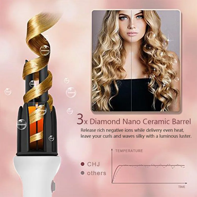 Профессиональные щипцы для завивки волос Автоматические палочка инструменты