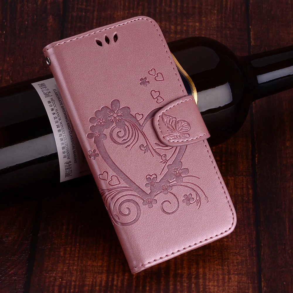 Милый кожаный чехол кошелек с цветочным рисунком для Samsung Galaxy S9 Plus книжка
