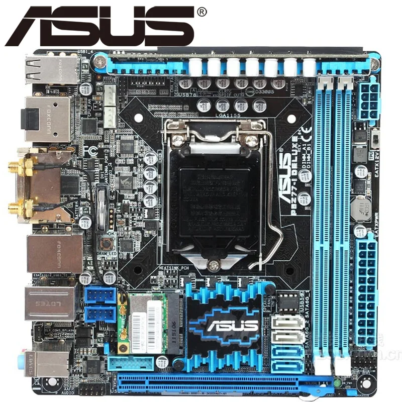 ASUS P8Z77-I Делюкс Desktop материнских плат Z77 разъем LGA 1155 i3 i5 i7 DDR3 16 г Mini-ITX UEFI BIOS