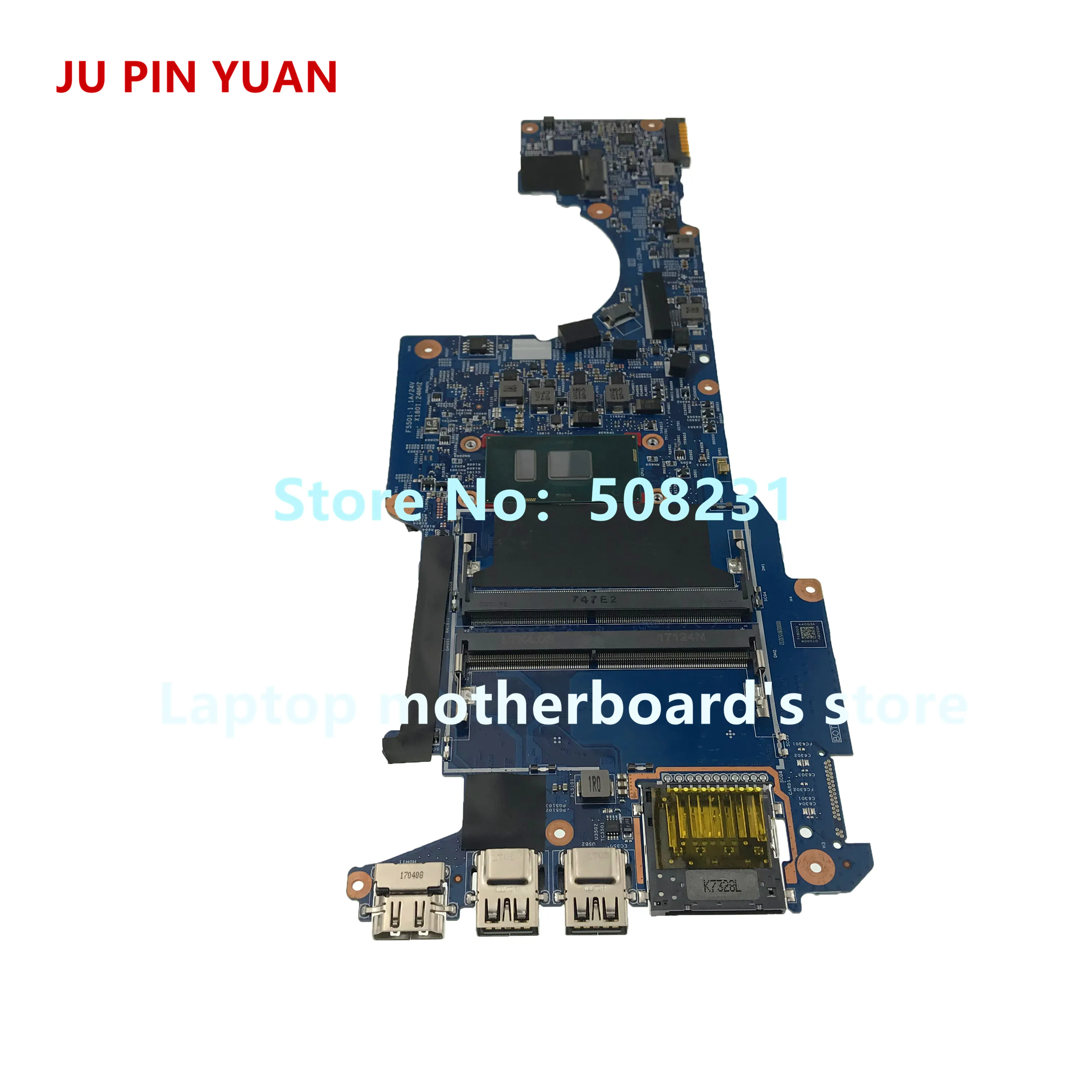 JU PIN Юань 601-903241 448.08J04.0011 для hp Pavilion x360 Кабриолет 13-u Материнская плата ноутбука PentN3710 полностью протестирована