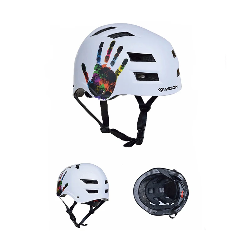 MOON Skating Bike Helmet для взрослых и детей Новые защитные шлемы катания на роликах