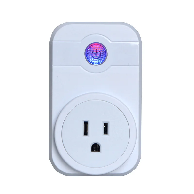 

smart socket smart home Voice control socket Europe and America wifi ring socket