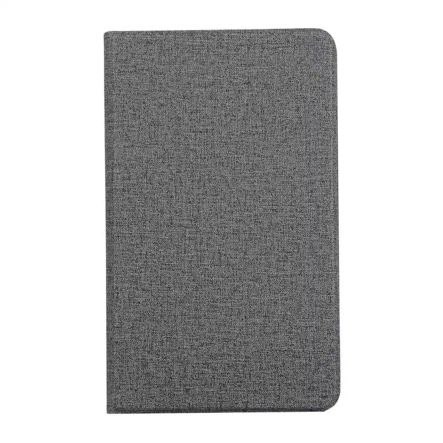 grey Чехол для huawei MediaPad M5 lite 8 JDN2-W09/AL00 8 дюймов, мягкая задняя крышка из искусственной кожи, чехол для huawei m5 lite 8, Чехол+ пленка+ ручка - Цвет: grey