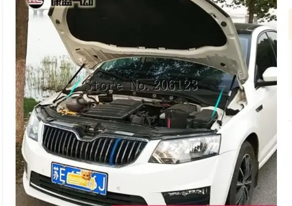 Для- Skoda Octavia A7 MK3 автомобильный Стайлинг ремонт капота Газовый амортизатор подъем стойки штанги опорная штанга