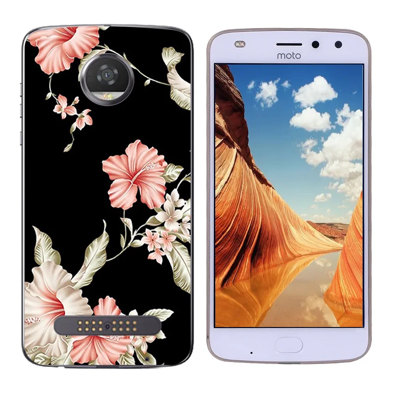for Motorola Moto Z2 Play Character Printing TPU Silicone Phone Cases XT1710 Cover Z (2nd Gen) |