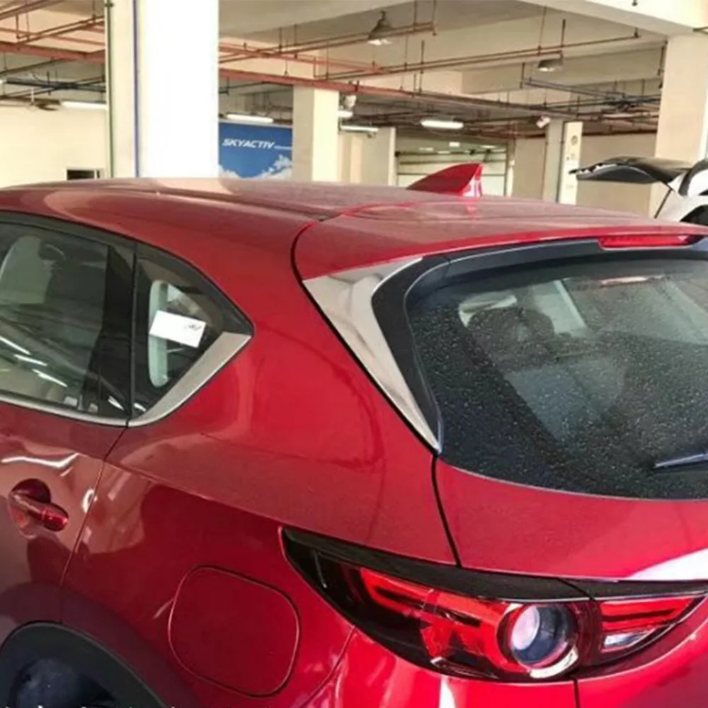 Задний задний спойлер боковая треугольная форма для Mazda CX 5 CX5 2017 2018 ABS