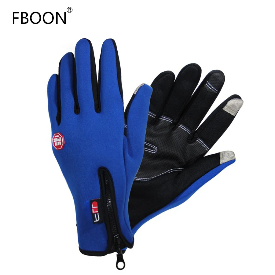 Fboon Спорт на открытом воздухе Сенсорный экран Пеший Туризм зимние перчатки