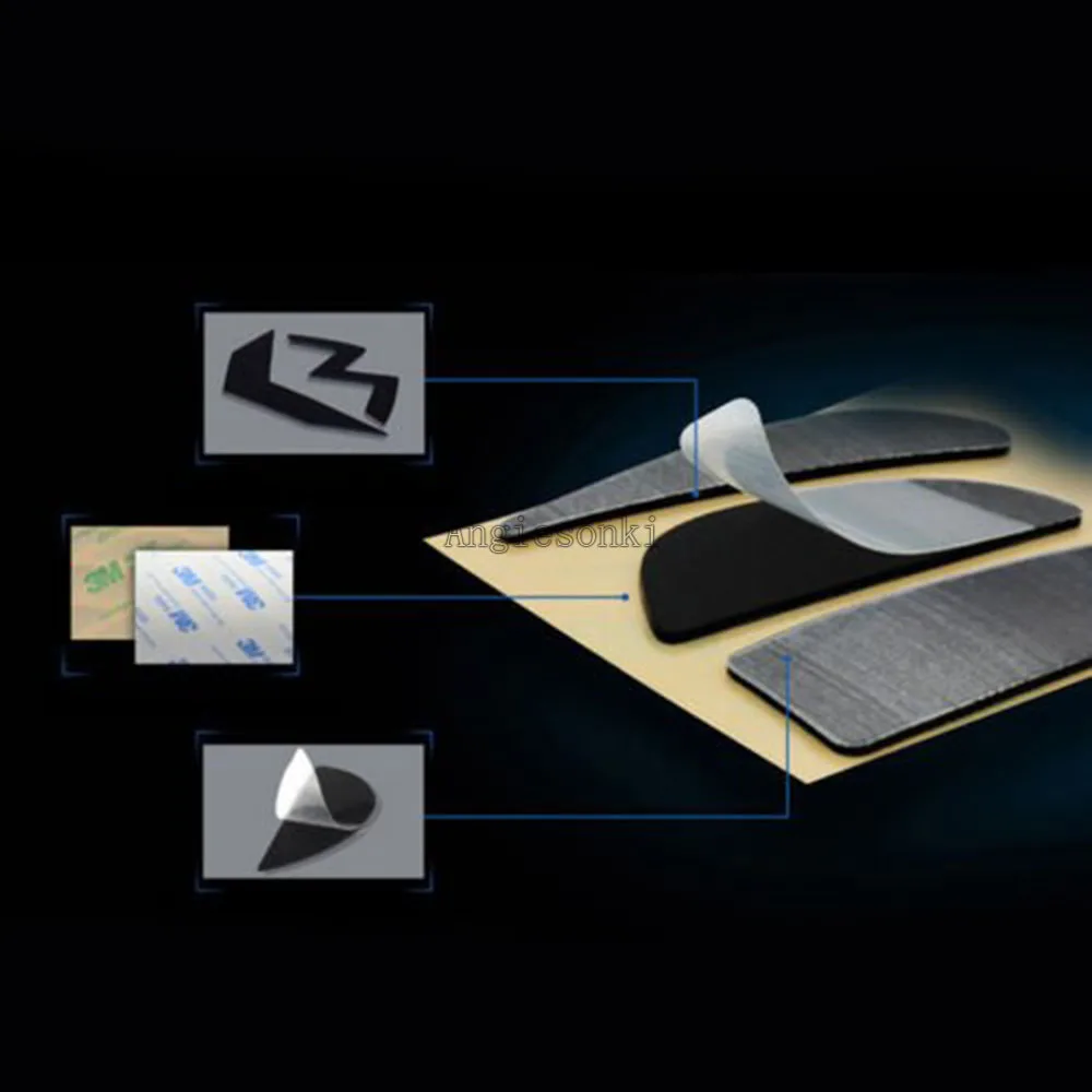 Бесплатная доставка 2 набора коньки для мыши и ног Roccat Kone чистая тефлоновая мышь 0