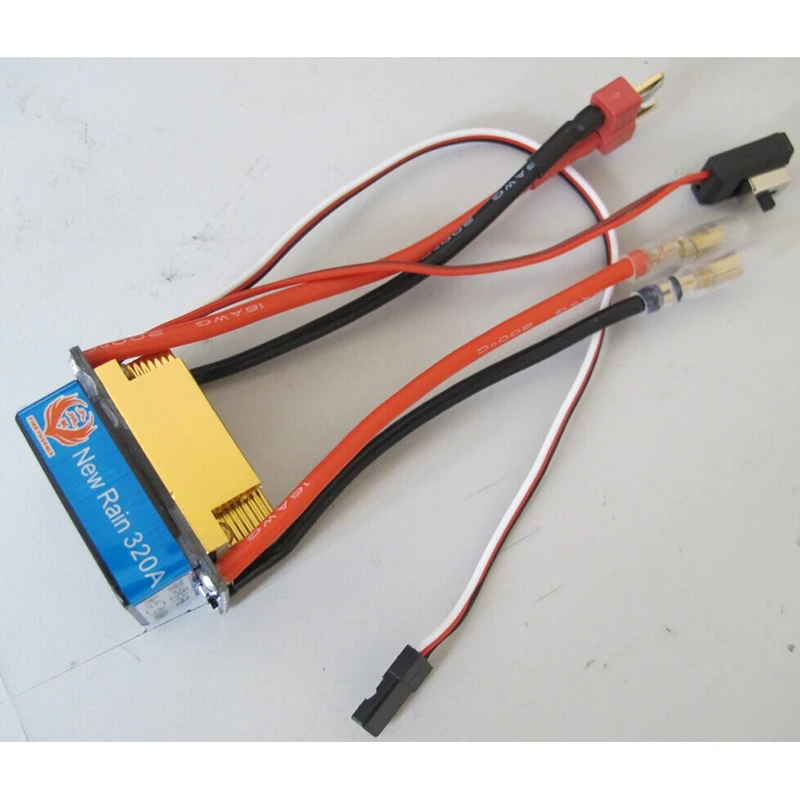 New 320A Three Mode Brushed Speed Controller ESC T Plug for 1/10 RC Car Boat